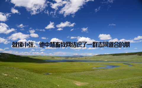 就像小张, 他中慧畜牧网结识了一群志同道合的朋友, 大家互相帮助, 共同探讨了多种养殖模式, 不仅提高了养殖效率, 还降低了成本