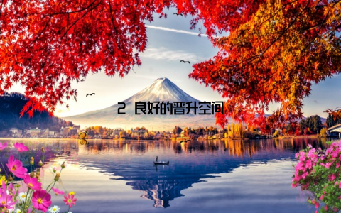 2 良好的晋升空间