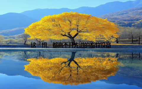 这一切, 都离不开先进的畜牧设备