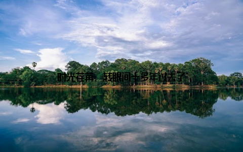 时光荏苒, 转眼间十多年过去了