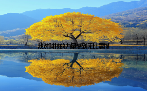 我对科技的力量感到无比震撼