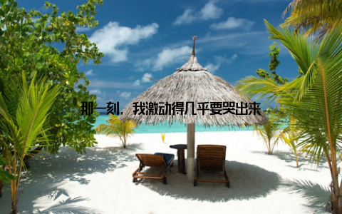 那一刻, 我激动得几乎要哭出来