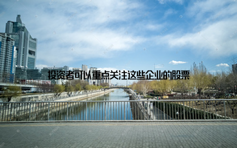 投资者可以重点关注这些企业的股票