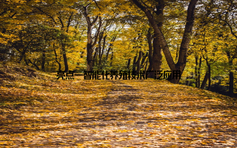 亮点一智能化养殖技术广泛应用