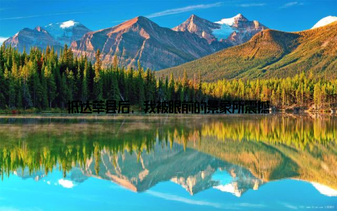 抵达莘县后, 我被眼前的景象所震撼